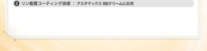 (2) リン脂質コーティング技術｜アスタマックス BBクリームに応用
